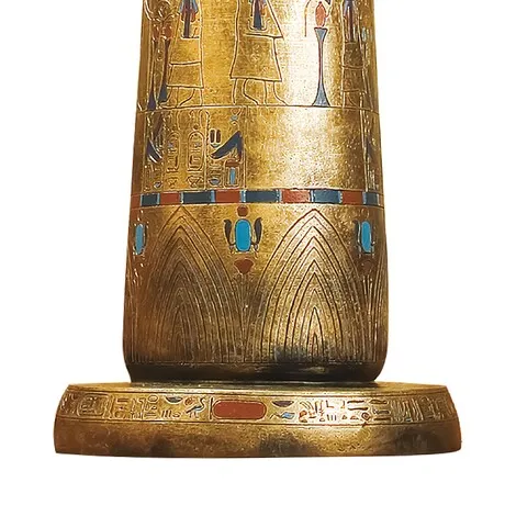 Golden Pedestal of the Egyptian Kings Sculptural Column