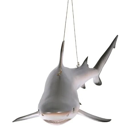 Blacktip Shark Ceiling Mount Trophy Statue