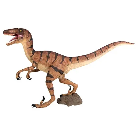 Velociraptor Jurassic-sized Dinosaur Statue