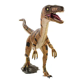 Velociraptor Jurassic-sized Dinosaur Statue