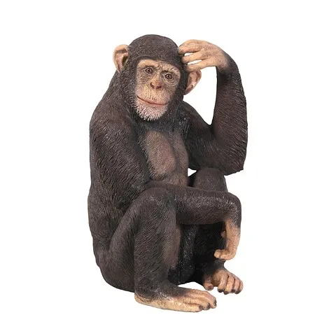 Chauncey the Confused Chimp Garden Monkey Statue