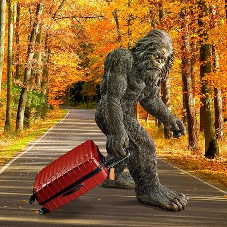 Bigfoot the Garden Yeti Statue: Life-Size
