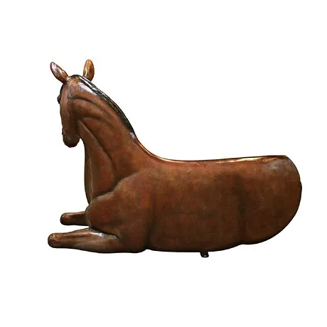 Saddle-Up Horse Photo Op Sculptural Bench
