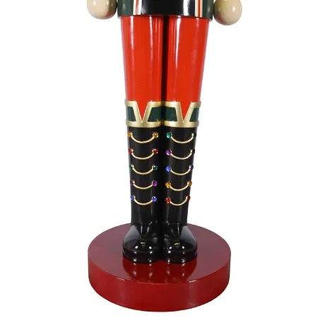 Super-Scaled Holiday Nutcracker Statue