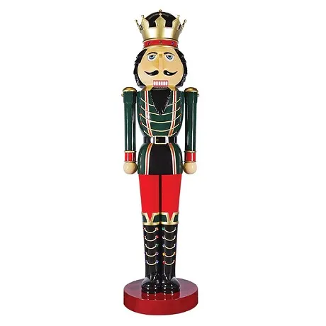 Super-Scaled Holiday Nutcracker Statue