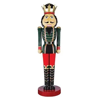 Super-Scaled Holiday Nutcracker Statue