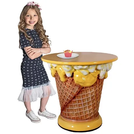 Ice Cream Parlor Sculptural Table