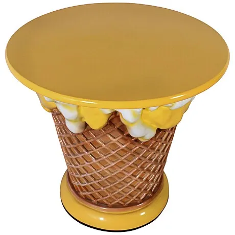 Ice Cream Parlor Sculptural Table