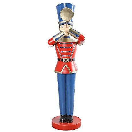 Trumpeting Soldier Statue: Large