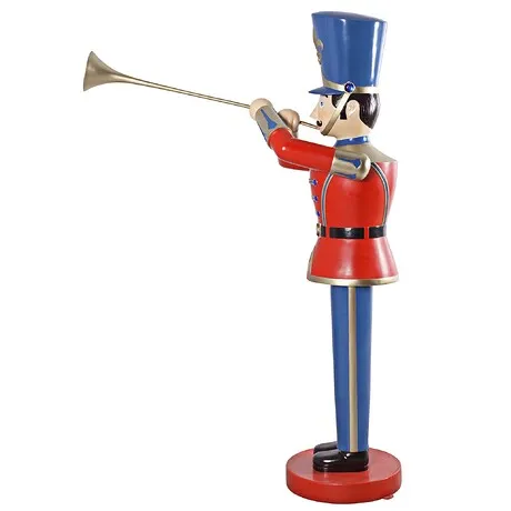 Trumpeting Soldier Statue: Large