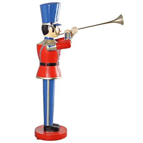 Trumpeting Soldier Statue: Large