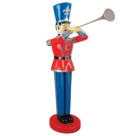 Trumpeting Soldier Statue: Large