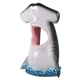 Peek-a-Boo Hammerhead Shark Photo Op Statue