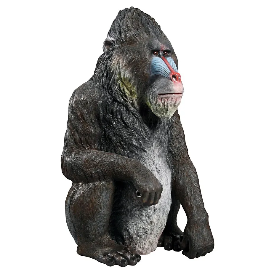 Mandrill the World's Largest African Monkey Statue