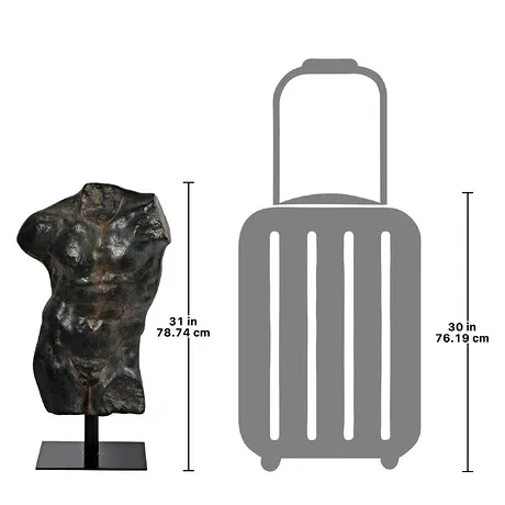 Torso of a Greek Youth Fragment Statue