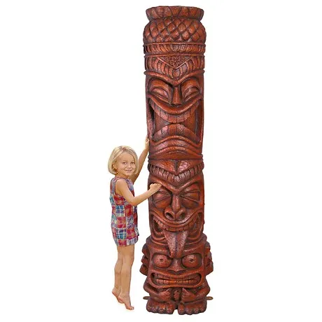Grand Island Tiki Totem Statue: Each