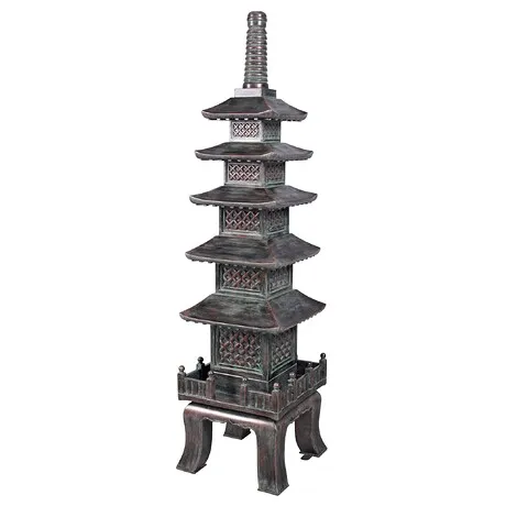 The Nara Temple Asian Garden Pagoda Statue: Grande