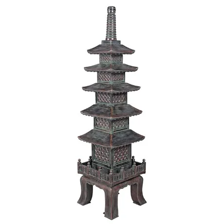 The Nara Temple Asian Garden Pagoda Statue: Grande