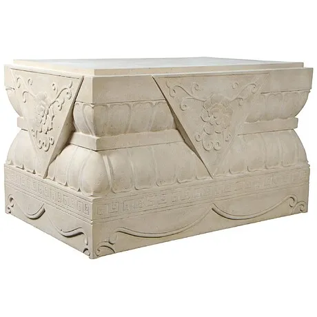 Grand Palace Asian Statuary Pedestal Base