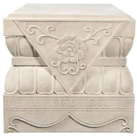 Grand Palace Asian Statuary Pedestal Base