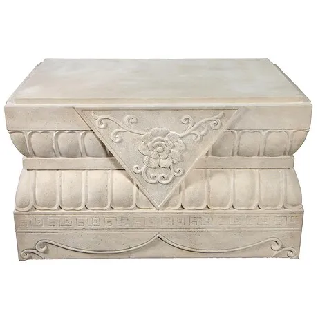 Grand Palace Asian Statuary Pedestal Base