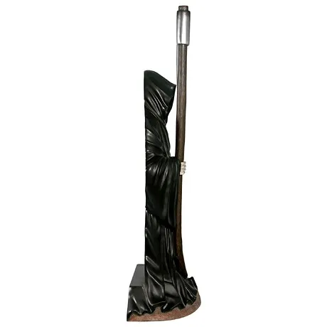 Halloween Grim Reaper Graveyard Ghoul Photo Op Life-Size Statue