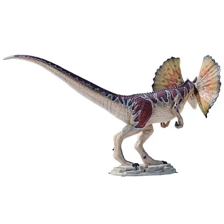 Jurassic-Sized Dilophosaurus Dinosaur Statue