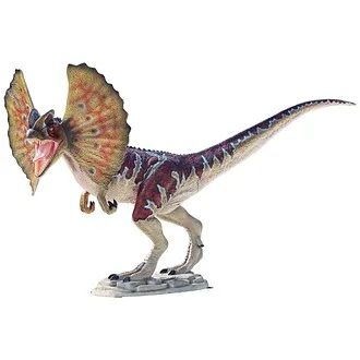 Jurassic-Sized Dilophosaurus Dinosaur Statue