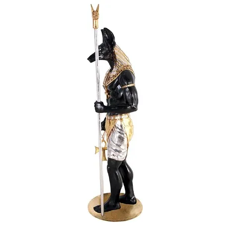 The Egyptian Grand Ruler Collection: Life-Size Anubis Statue