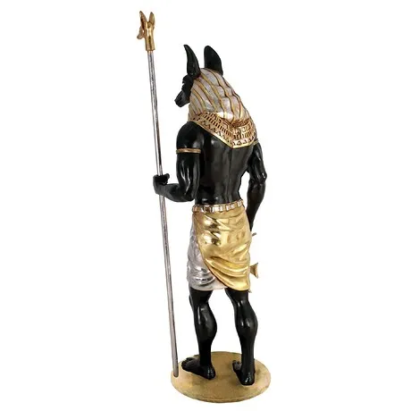 The Egyptian Grand Ruler Collection: Life-Size Anubis Statue
