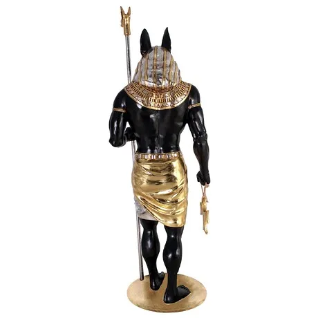 The Egyptian Grand Ruler Collection: Life-Size Anubis Statue