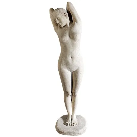 Goddess Harmonia Contemporary Nude Life-Size Statue: Stone Finish