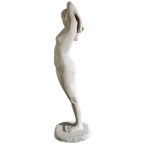 Goddess Harmonia Contemporary Nude Life-Size Statue: Stone Finish
