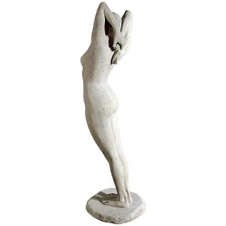 Goddess Harmonia Contemporary Nude Life-Size Statue: Stone Finish