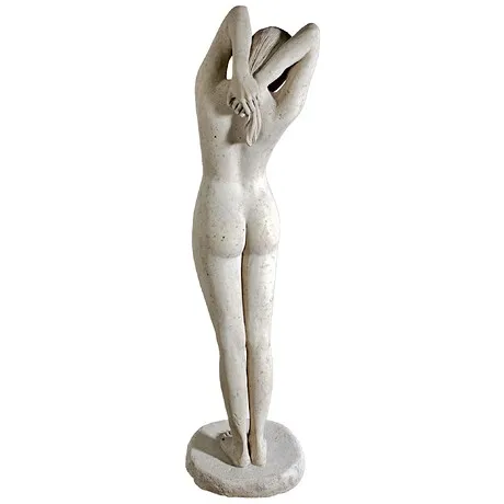 Goddess Harmonia Contemporary Nude Life-Size Statue: Stone Finish