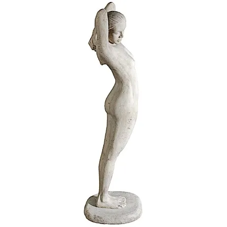 Goddess Harmonia Contemporary Nude Life-Size Statue: Stone Finish