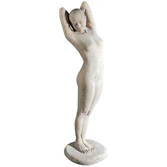 Goddess Harmonia Contemporary Nude Life-Size Statue: Stone Finish