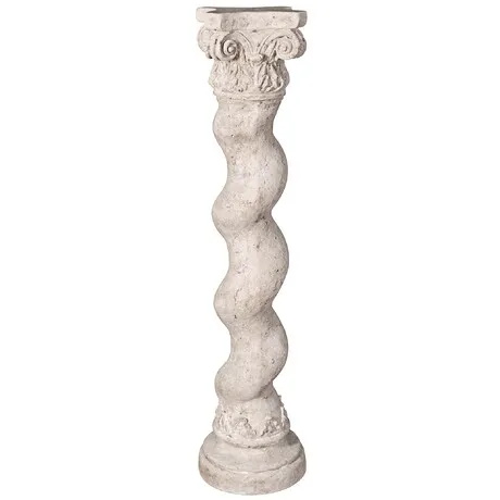 Capitoline Barley Corkscrew Column Statuary Pedestal: Giant