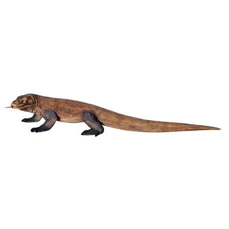 Grande-Scale Komodo Dragon Statue: Grande