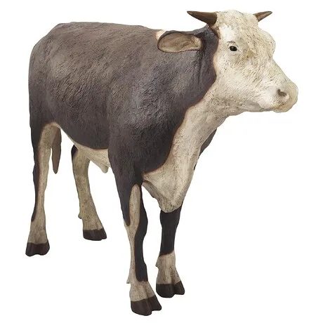 Hereford Steer Grand-Scale Cow Statue