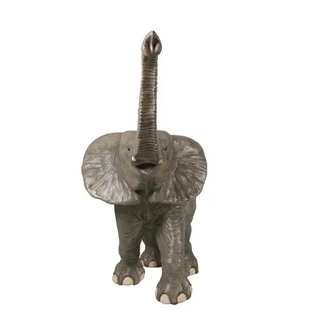 Good Luck, Trunk-Up Baby Elephant Statue