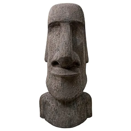 Easter Island Ahu Akivi Moai Monolith Statue: Giant