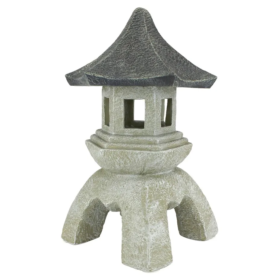 Asian Temple Pagoda Lantern Statue: Large