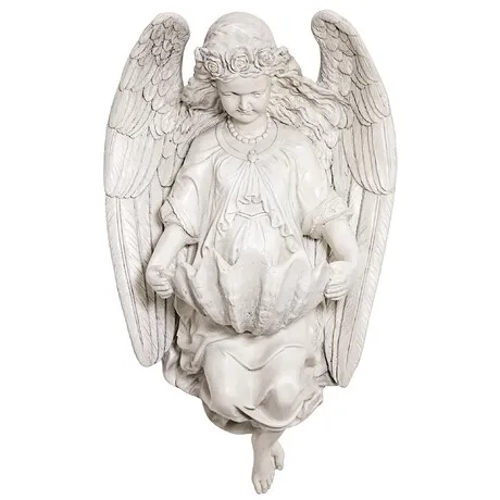 Brixton Abbey Angel Shell Font Wall Sculpture: Each