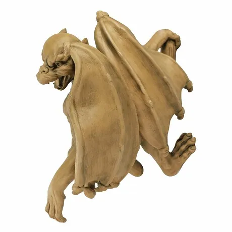 Gaston the Climbing Gothic Gargoyle Statue: Large