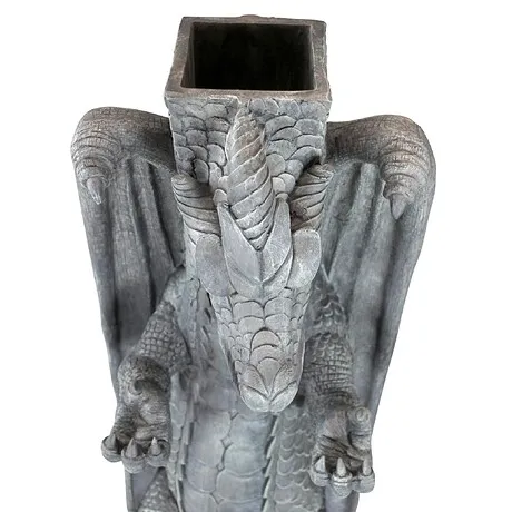 Zippy the Dragon Mailbox Post Sleeve Statue