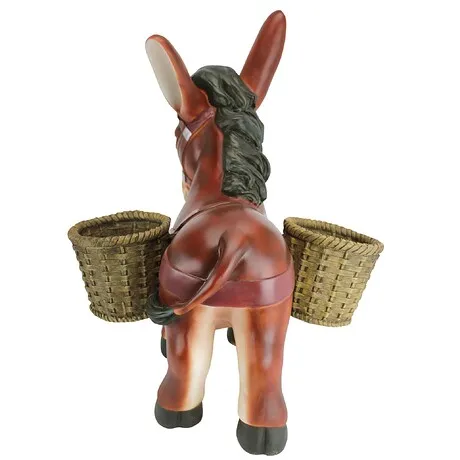 Pancho the Burro Donkey Planter Statue