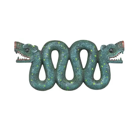 Aztec Double-Headed Serpent Wall Sculpture
