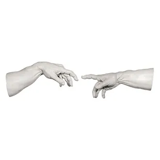 The Creation of Adam Wall Sculpture Set