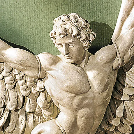 Icarus Tragic Mythical Greek Figure Wall Sculpture